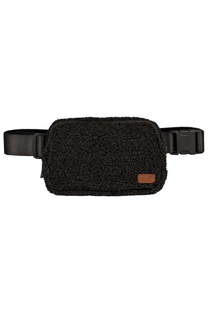 C.C Sherpa Fanny Pack: Charcoal