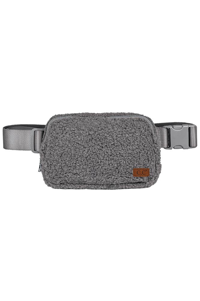 C.C Sherpa Fanny Pack: Charcoal