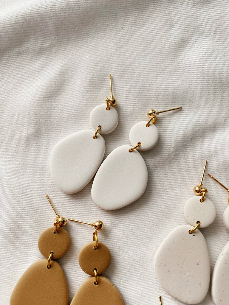 Selma | The Timeless Collection | Handmade Polymer Clay Earrings