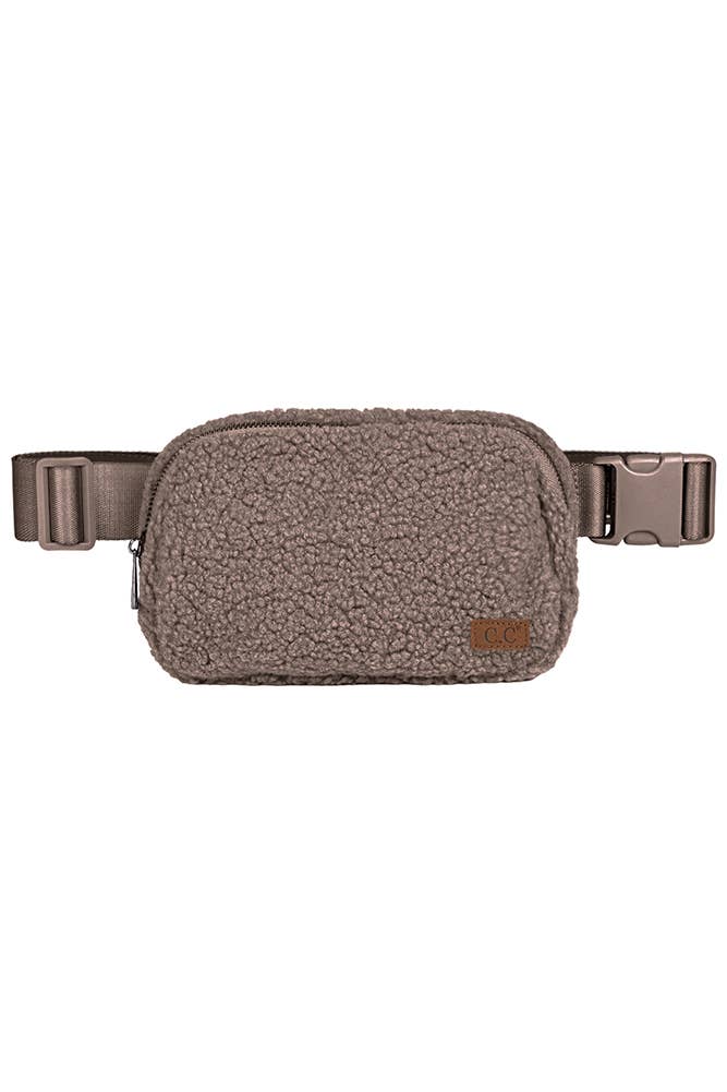 C.C Sherpa Fanny Pack: Charcoal