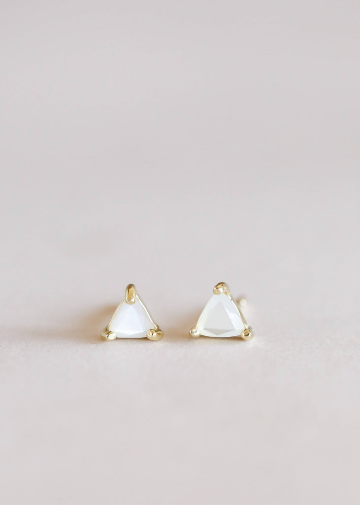 Mini Energy Gem - Mother of Pearl - Earring