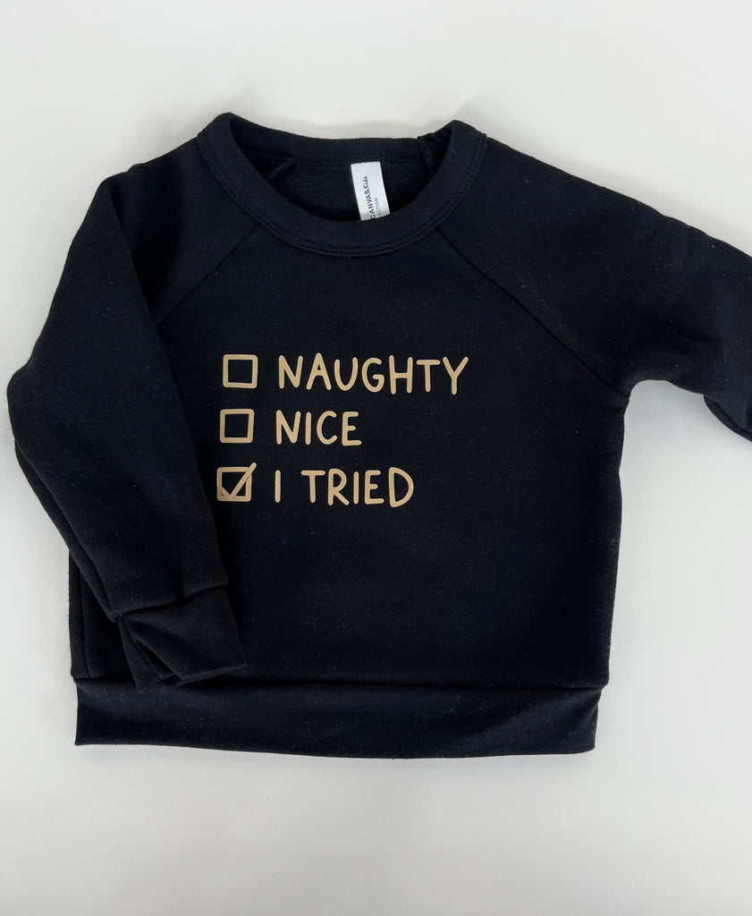 Toddler naughty or nice