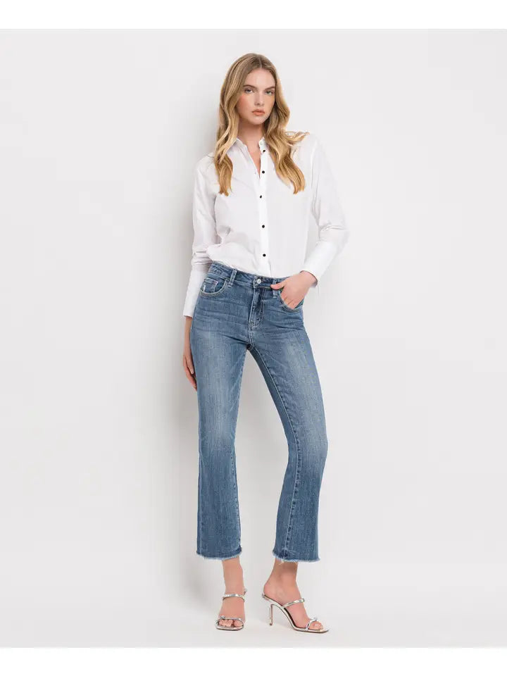 High Rise Kick Flare Jeans