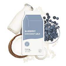 ESW Blueberry Coconut Milk Firming Pant Based Milk Mask