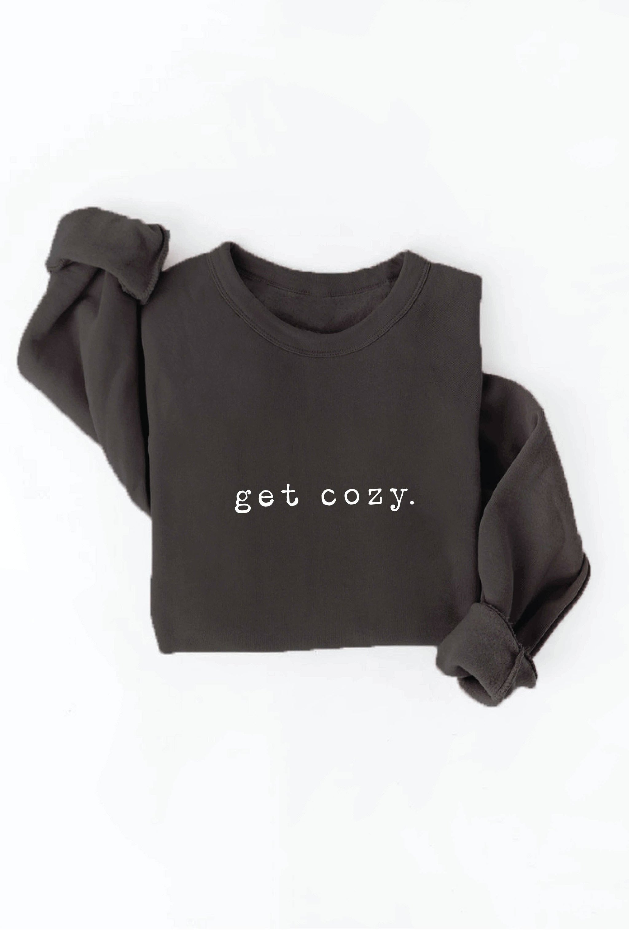 Oat Collective GET COZY Graphic Sweatshirt